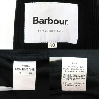 Barbour 19AW Corduroy Jacket Black Size 40