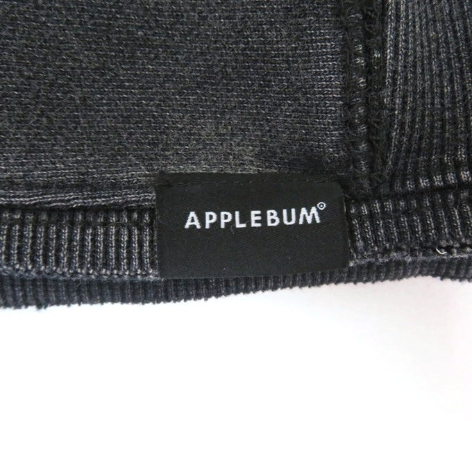 APPLEBUM "Old Baseball" Arch Logo Crewneck Black Size L