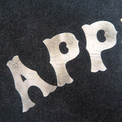 APPLEBUM "Old Baseball" Arch Logo Crewneck Black Size L