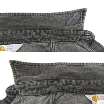 Carhartt Denim Western Shirt Black Size XL