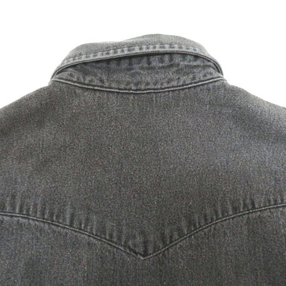 Carhartt Denim Western Shirt Black Size XL