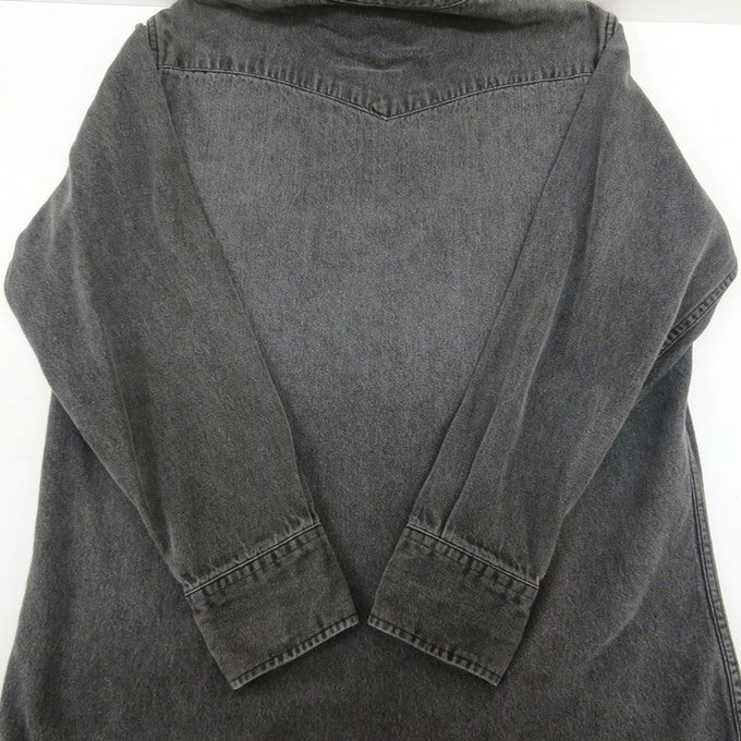 Carhartt Denim Western Shirt Black Size XL