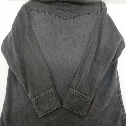 Carhartt Denim Western Shirt Black Size XL