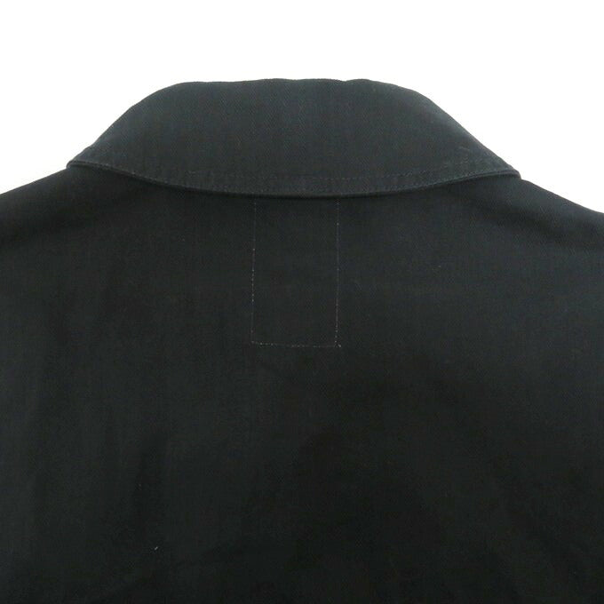 FULLCOUNT USN Shawl Collar Black Denim Jacket Size 40
