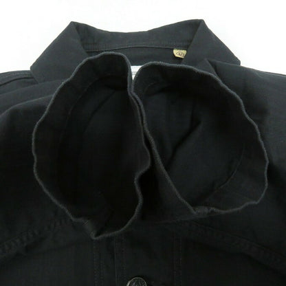 FULLCOUNT USN Shawl Collar Black Denim Jacket Size 40