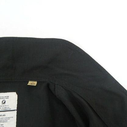 FULLCOUNT USN Shawl Collar Black Denim Jacket Size 40