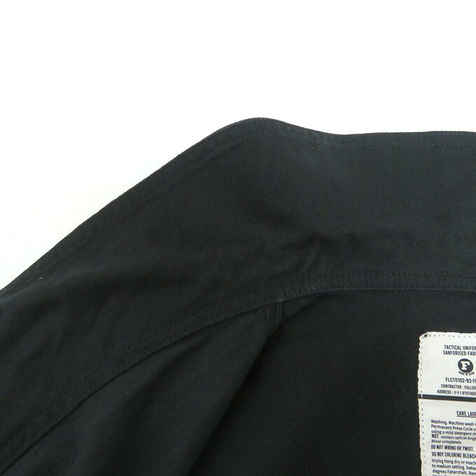 FULLCOUNT USN Shawl Collar Black Denim Jacket Size 40