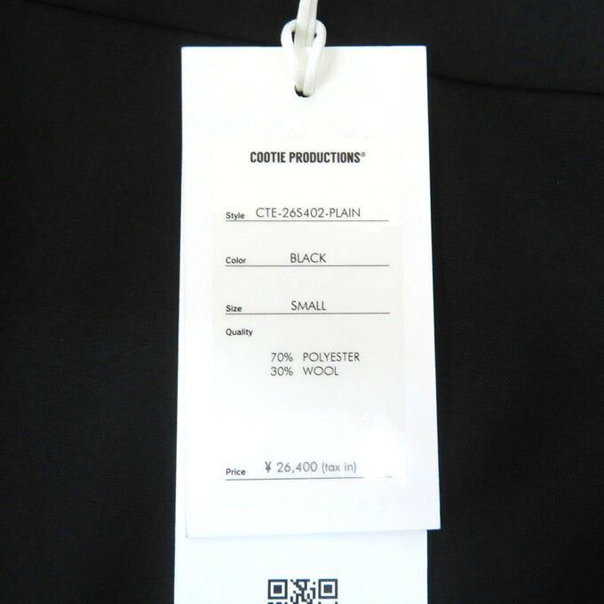 COOTIE PRODUCTIONS 26SS T/W S/S Scout Shirt Black Size S