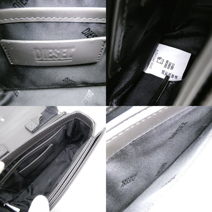 DIESEL 1DR-Iconic Distressed Leather Bag Black Size ONE SIZE