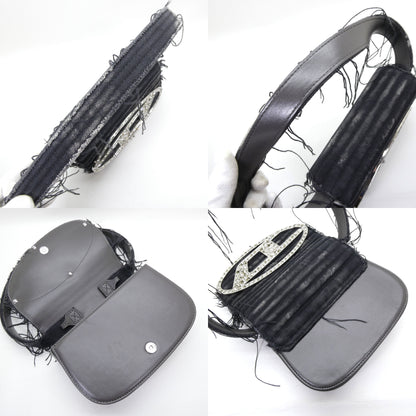 DIESEL 1DR-Iconic Distressed Leather Bag Black Size ONE SIZE