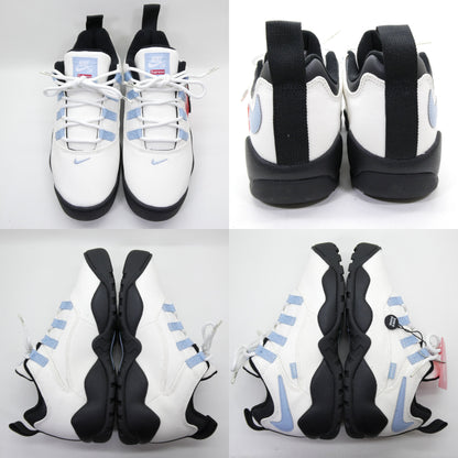 Supreme x Nike SB Darwin Low Sail Border Blue Sneakers