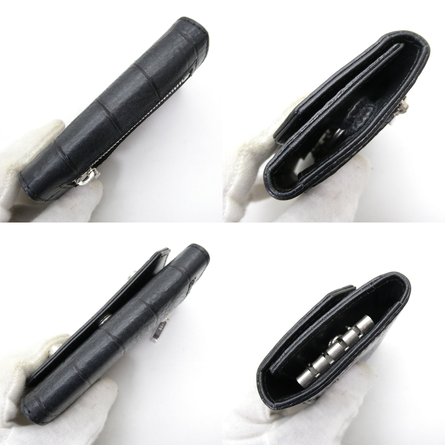 CATALIST Pit-Tanned Leather 4-Hook Case Black Size ONE SIZE