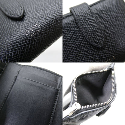 CELINE Grained Calfskin Fine Tri-fold Wallet Size ONE SIZE