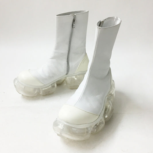 grounds MOOPIE Side Zip Boots White Size 27cm