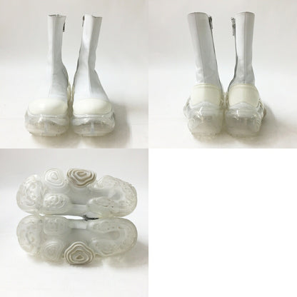 grounds MOOPIE Side Zip Boots White Size 27cm
