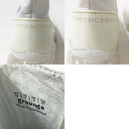 grounds MOOPIE Side Zip Boots White Size 27cm