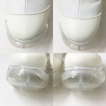 grounds MOOPIE Side Zip Boots White Size 27cm