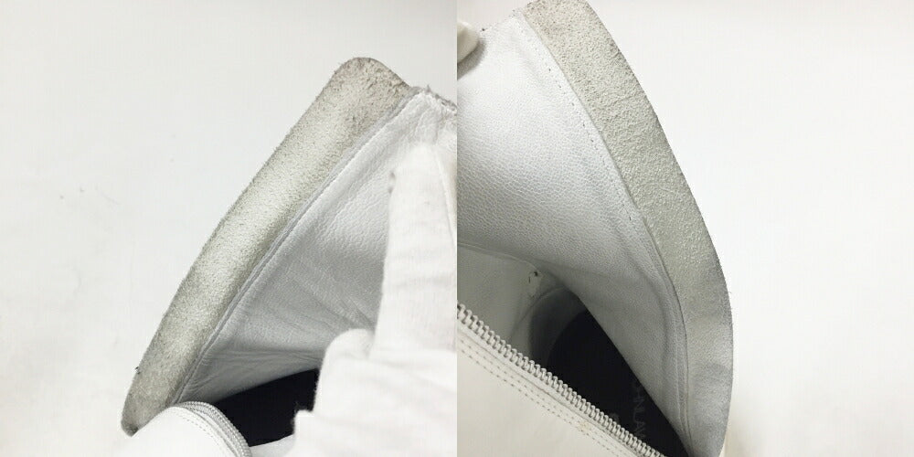 grounds MOOPIE Side Zip Boots White Size 27cm