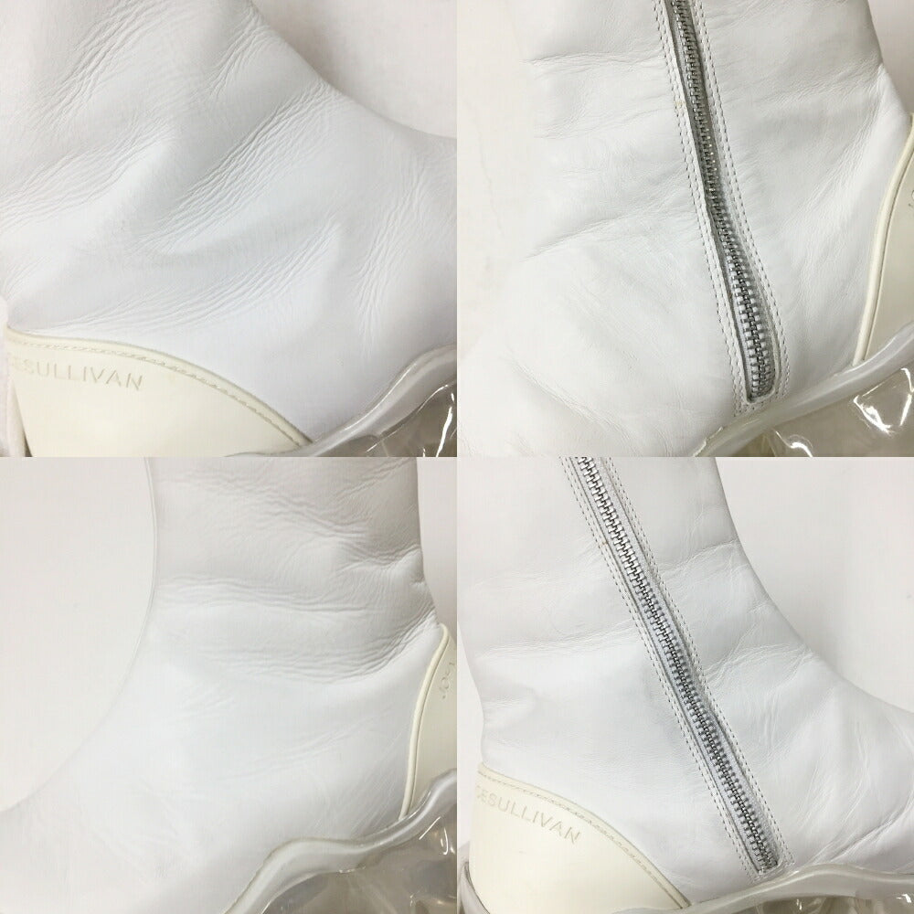 grounds MOOPIE Side Zip Boots White Size 27cm