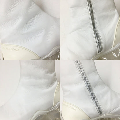 grounds MOOPIE Side Zip Boots White Size 27cm