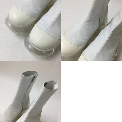 grounds MOOPIE Side Zip Boots White Size 27cm