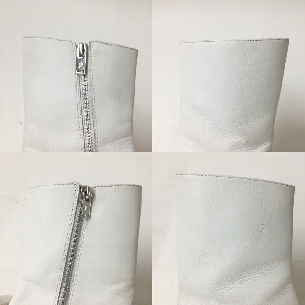 grounds MOOPIE Side Zip Boots White Size 27cm