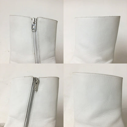 grounds MOOPIE Side Zip Boots White Size 27cm