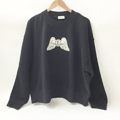 MONCLER GENIUS PALM ANGELS Crewneck Sweatshirt Black Size S