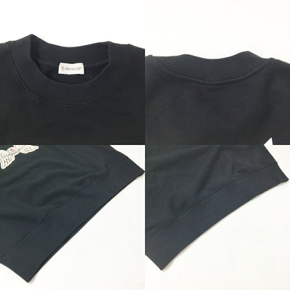 MONCLER GENIUS PALM ANGELS Crewneck Sweatshirt Black Size S
