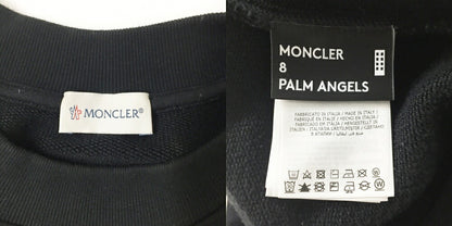 MONCLER GENIUS PALM ANGELS Crewneck Sweatshirt Black Size S