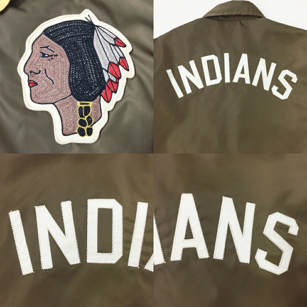REAL McCOY'S Joe McCoy Indian Coach Jacket Brown Size L