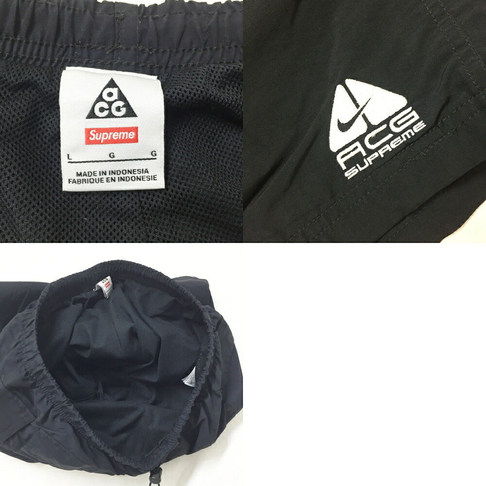 Supreme x Nike ACG Nylon Trail Shorts Black Size L