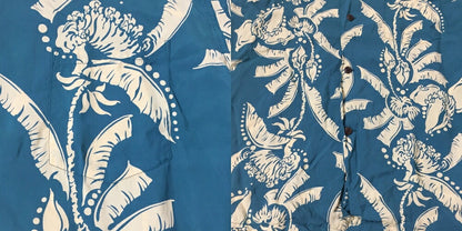 SUN SURF Honeysuckle Hawaiian Shirt Green Size XL