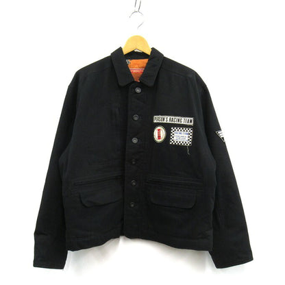 PERSON'S RACING TEAM Patch Jacket Black Size XXL