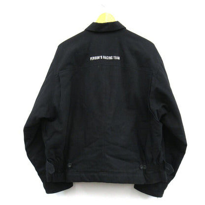PERSON'S RACING TEAM Patch Jacket Black Size XXL