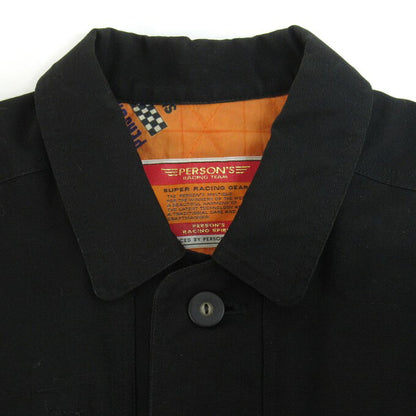 PERSON'S RACING TEAM Patch Jacket Black Size XXL