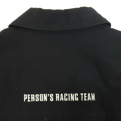PERSON'S RACING TEAM Patch Jacket Black Size XXL