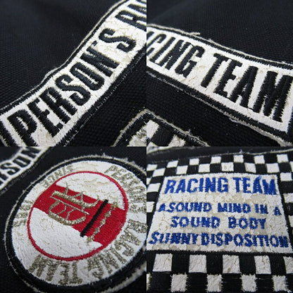 PERSON'S RACING TEAM Patch Jacket Black Size XXL