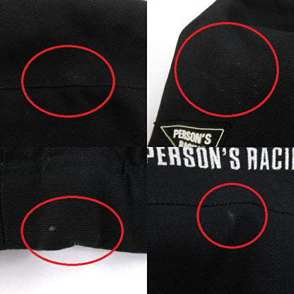 PERSON'S RACING TEAM Patch Jacket Black Size XXL