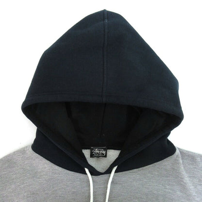 STUSSY 90s Big Ass Gear Donky Pullover Hoodie Gray Size FREE