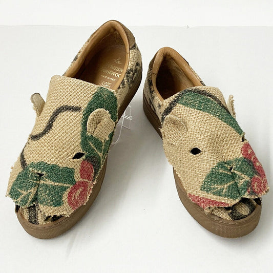 Vivienne Westwood Tiger Slip-On Shoes Brown Size EU 42