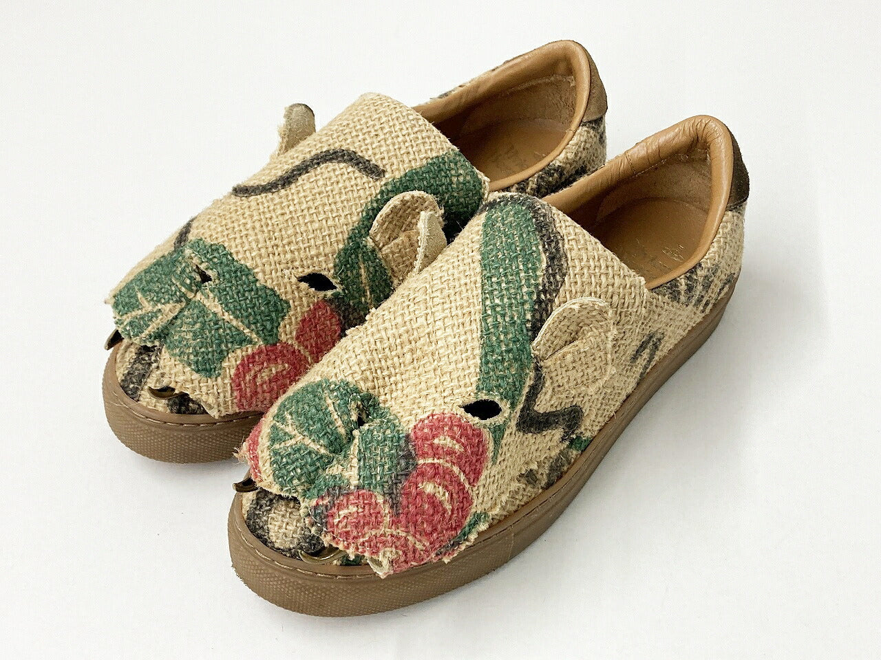 Vivienne Westwood Tiger Slip-On Shoes Brown Size EU 42