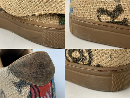 Vivienne Westwood Tiger Slip-On Shoes Brown Size EU 42