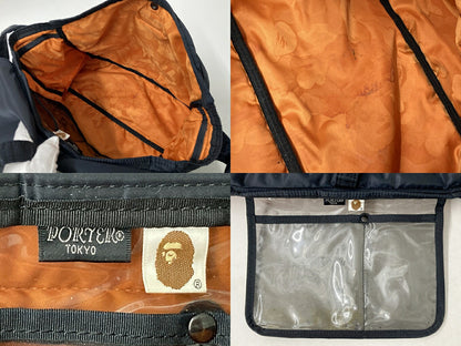 A BATHING APE x PORTER Tanker Bag Black Size ONE SIZE