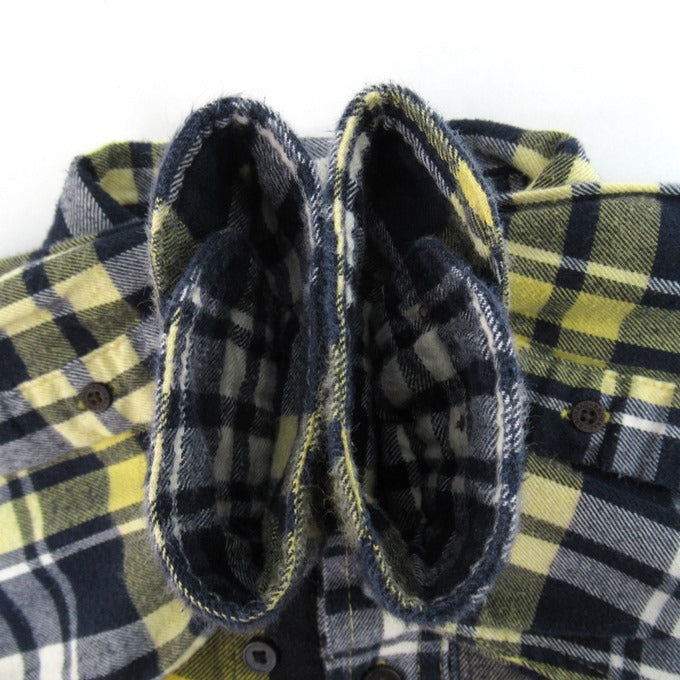 Rafu x MIYAGIHIDETAKA Remake Shirt Yellow/Navy Size FREE