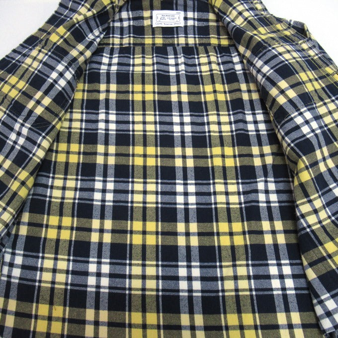 Rafu x MIYAGIHIDETAKA Remake Shirt Yellow/Navy Size FREE