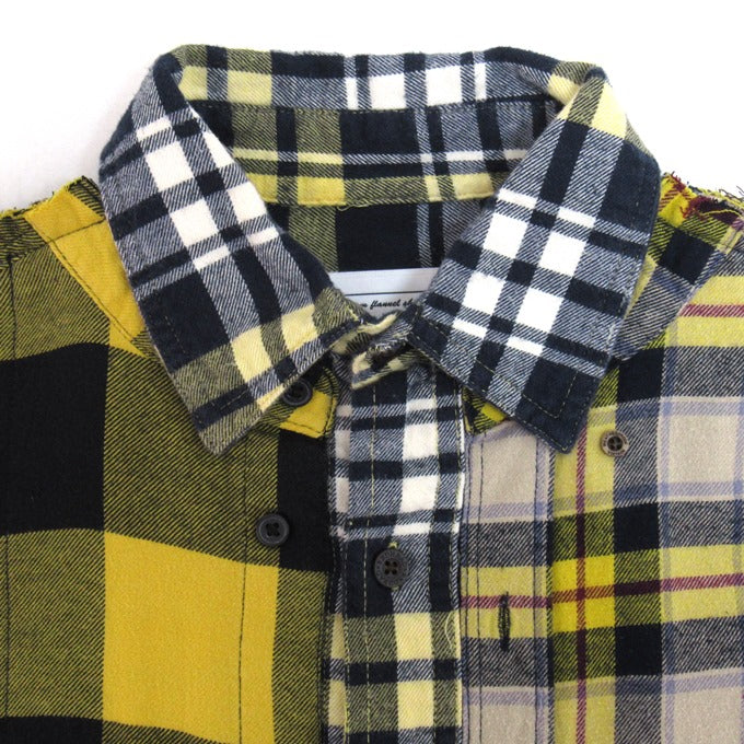 Rafu x MIYAGIHIDETAKA Remake Shirt Yellow/Navy Size FREE