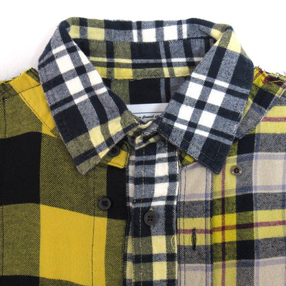 Rafu x MIYAGIHIDETAKA Remake Shirt Yellow/Navy Size FREE