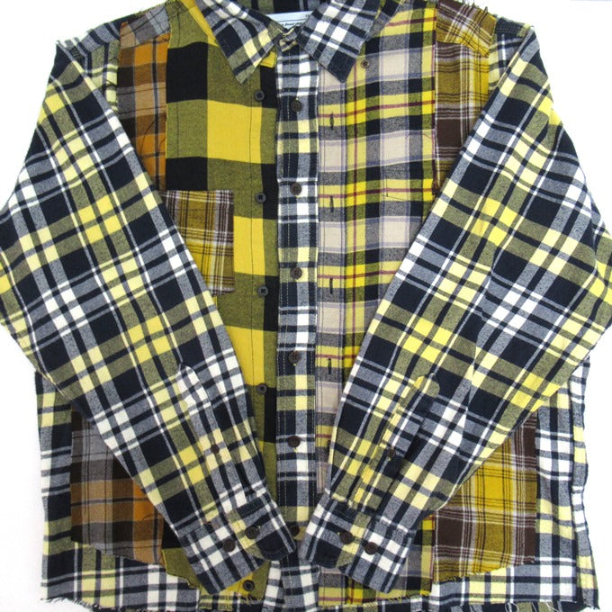 Rafu x MIYAGIHIDETAKA Remake Shirt Yellow/Navy Size FREE