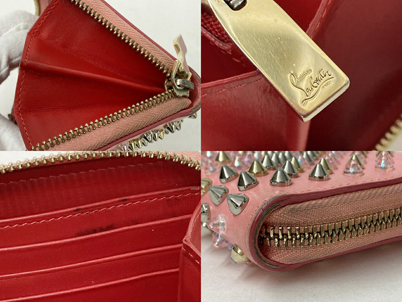 Christian Louboutin Panettone Spike Wallet Size ONE SIZE
